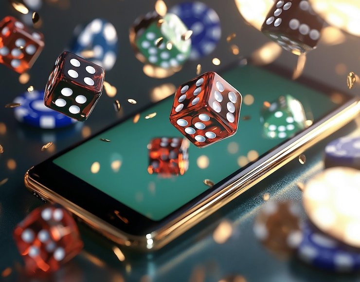 Dealer profesional di studio live HD dengan meja Roulette