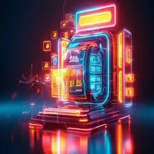 Antarmuka taruhan Lightning Baccarat dengan tombol Player, Banker, dan Tie